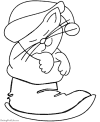 Christmas cat coloring pages