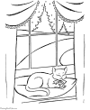 Free cat coloring pages