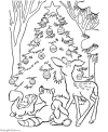 Free Christmas coloring page