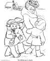 Christian Christmas coloring pages