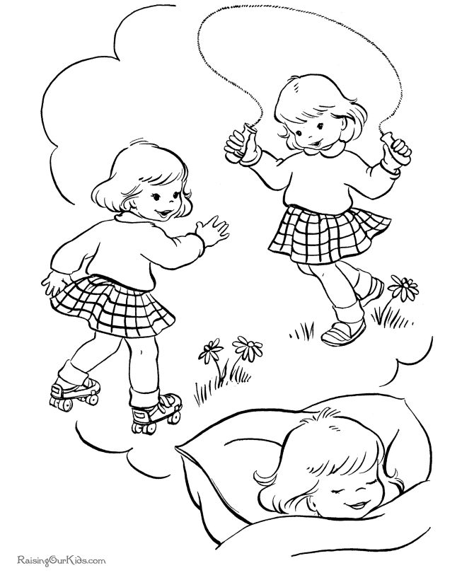 Free, printable, kids coloring pages