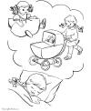 Kids coloring page for Christmas