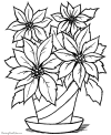 Christmas flower page