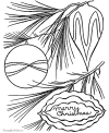 Christmas coloring page