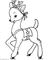 Printable reindeer page
