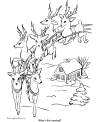 Santa and reindeer