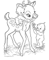 Printable reindeer coloring page
