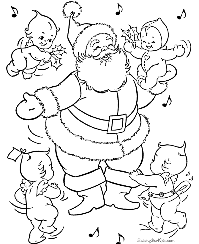 Santa Claus coloring pages