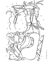 Santa coloring pages