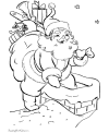 Santa coloring pages