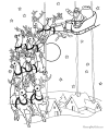 Santa coloring pages
