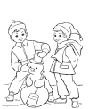 Snowman printable