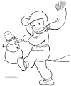 Snowman printables