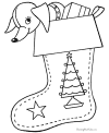 Printable stocking page
