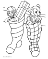 Printable free Christmas coloring page