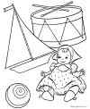 Printable toys page
