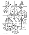 Christmas toys coloring pages