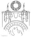 Wreath coloring pages