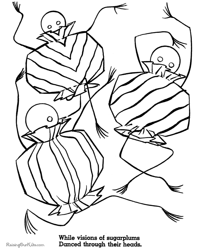 Free Printable Coloring Pictures - SugarPlums!