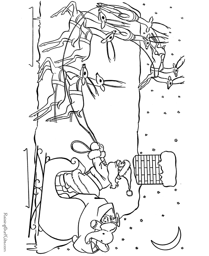 Free Printable Christmas Coloring Pictures!