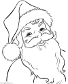 Santa coloring pictures