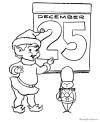 Printable Christmas coloring pictures