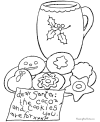 Free Christmas coloring pictures