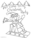 Christmas coloring pictures