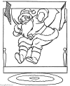 Santa coloring picture
