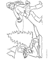 Christmas tree coloring picture