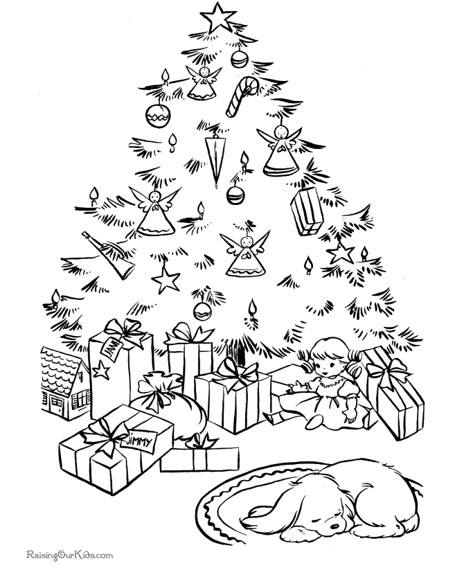 Free Printable Christmas Coloring Sheets!