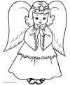 Angel coloring sheets