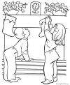 Christmas coloring sheet